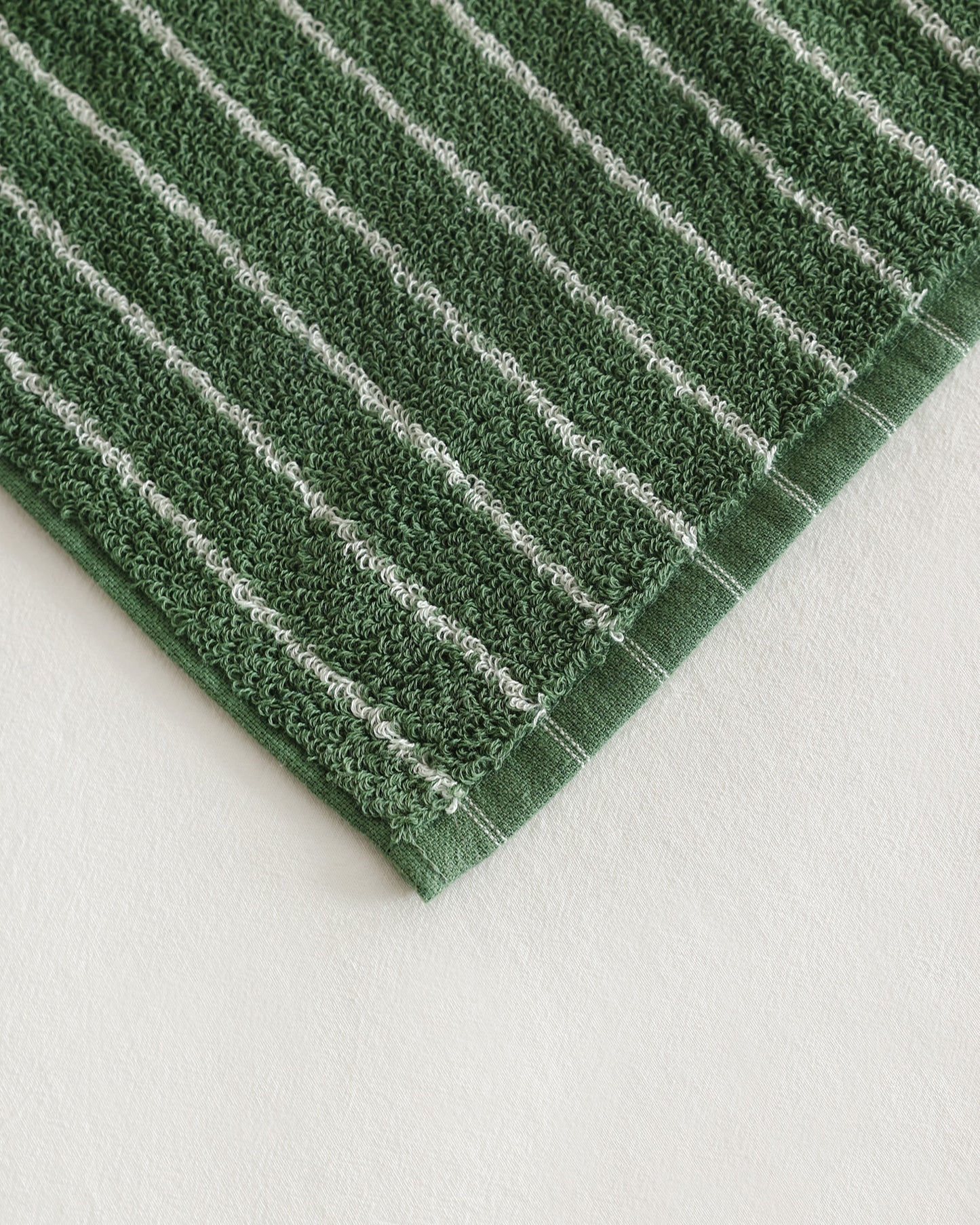 Pine / White Stripe Towel