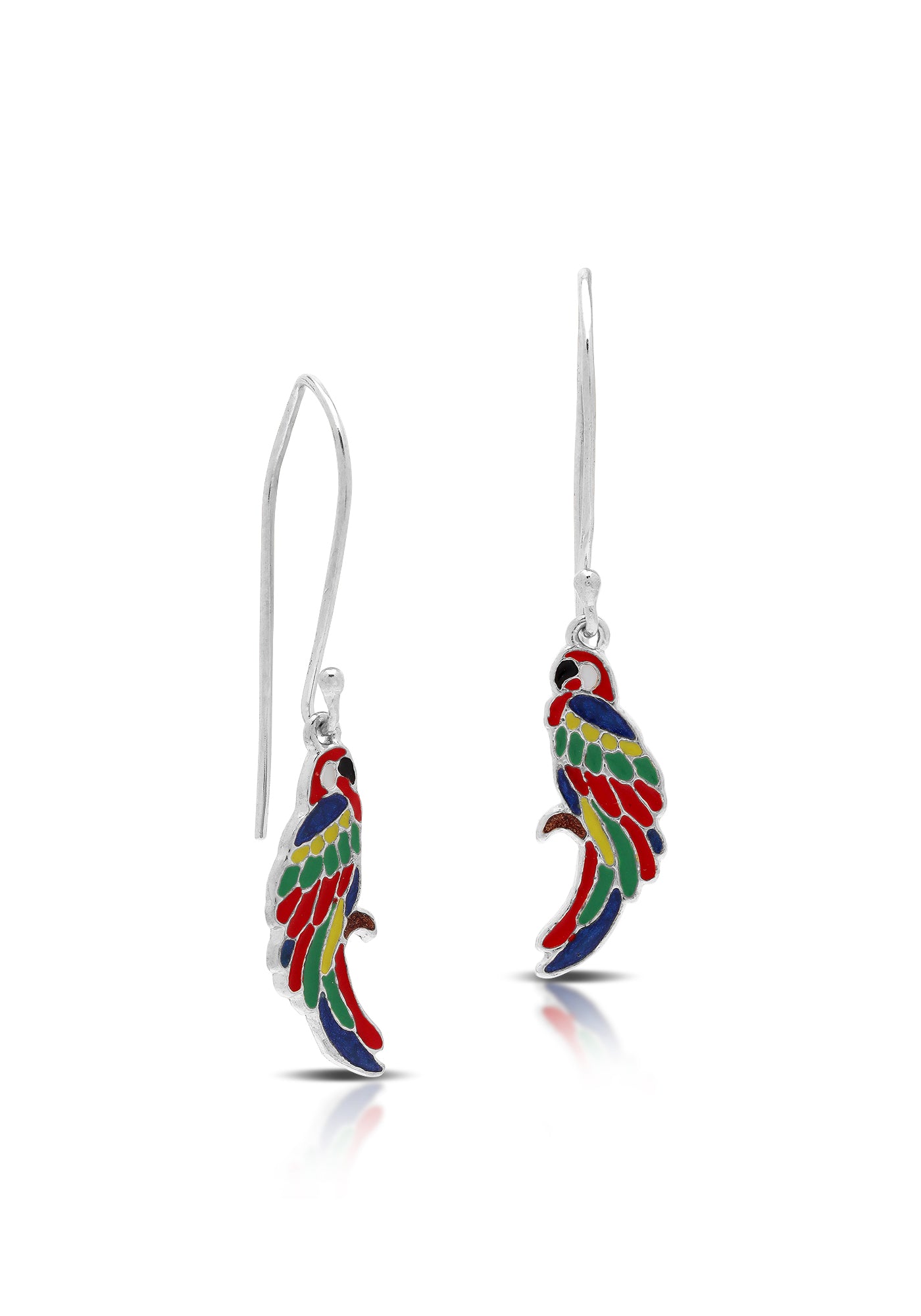 Parrot Painted Earrings