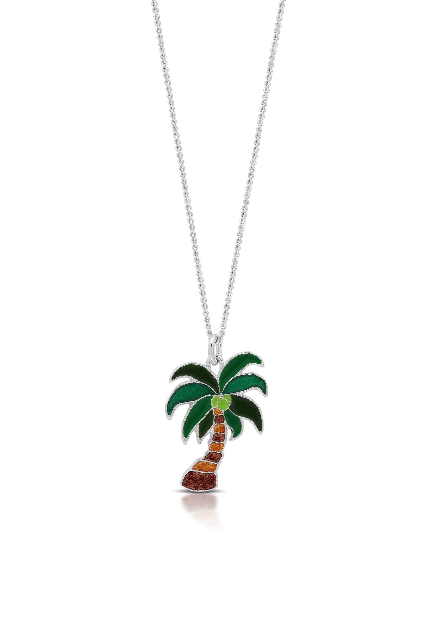 Coconut Tree Painted Necklace