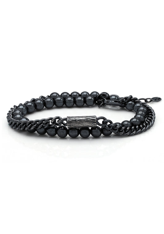 Elephant Hematite Wrap Bracelet