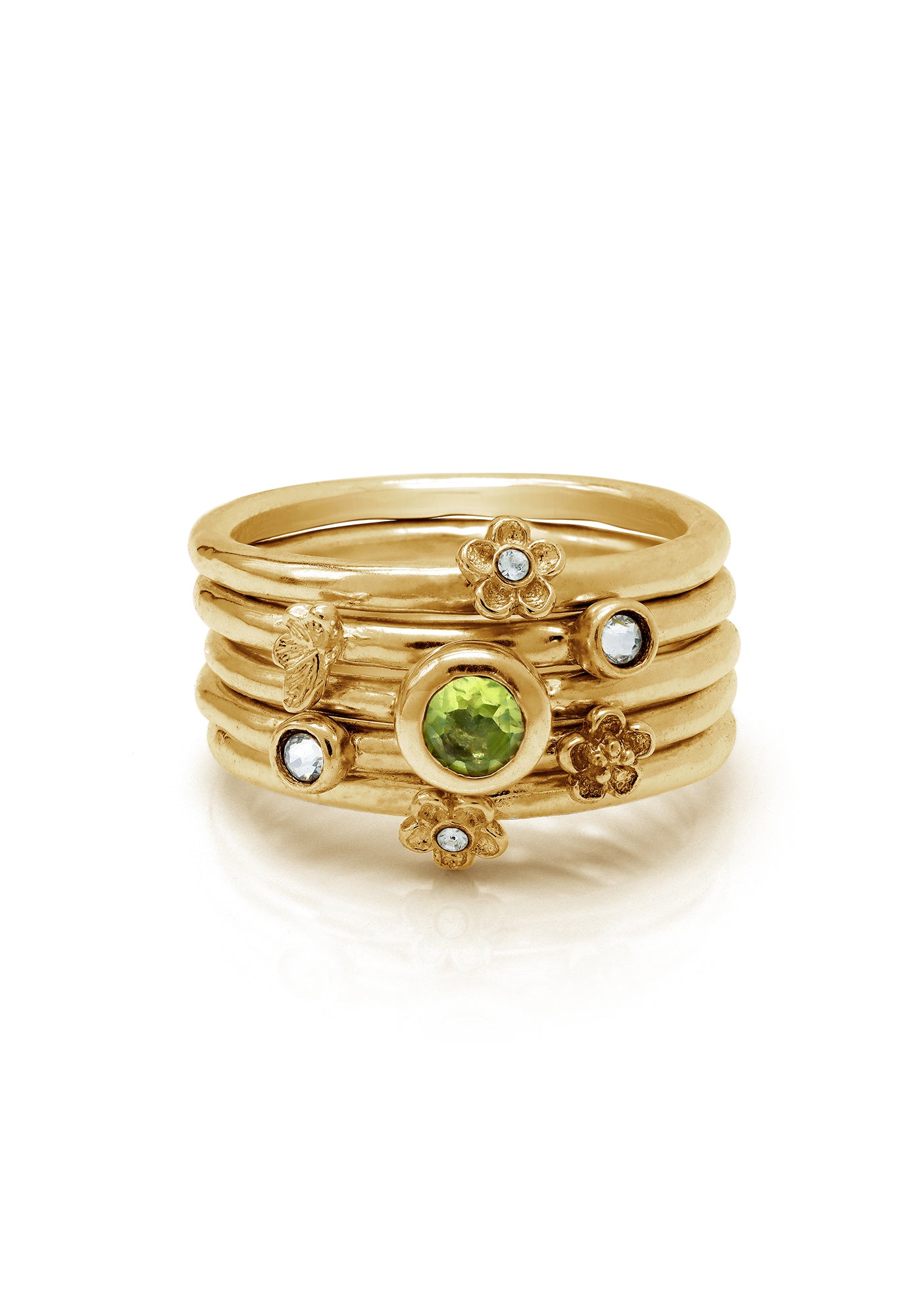 Durian Flower Stack Ring