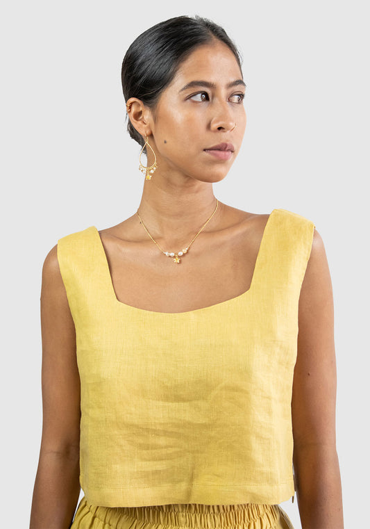 Linen Square Top