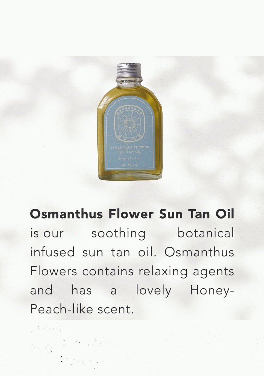 Osmanthus Flower Tanning Oil