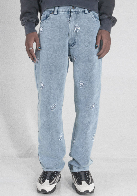 Embroidered Jeans